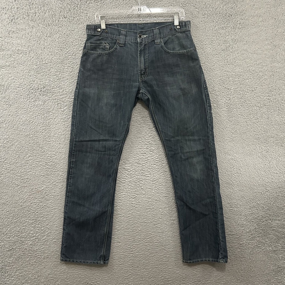 Levis Jeans Mens 32x30 Blue Denim 514 Slim Straight American Cotton Polyester
